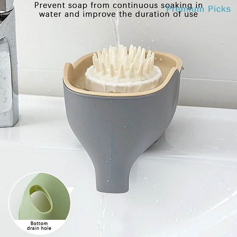 Soap Dish Draining - 1PC Double Layer Creative Elephant Shape