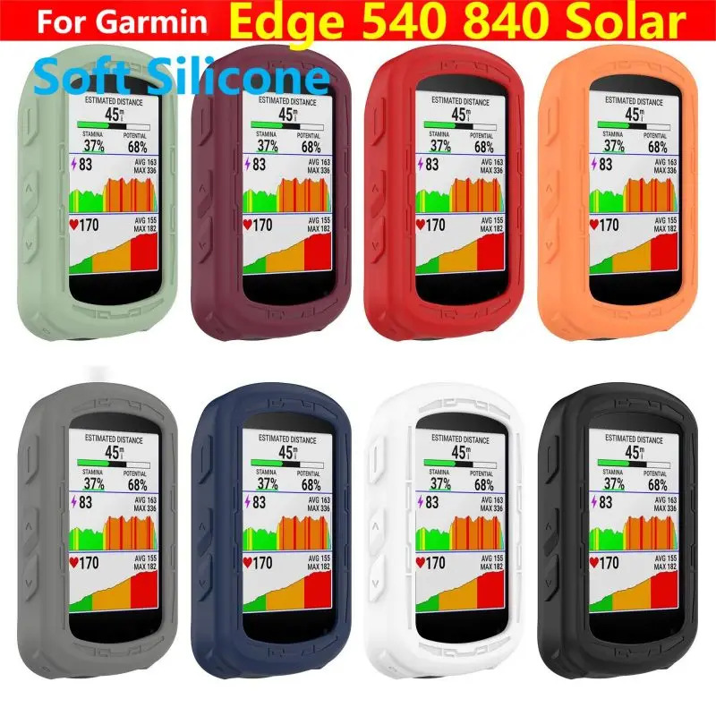 Funda protectora para Garmin Edge 540 840, cubierta protectora Solar para bicicleta, ordenador GPS, carcasa de silicona para cronómetro, Edge540, Edge840