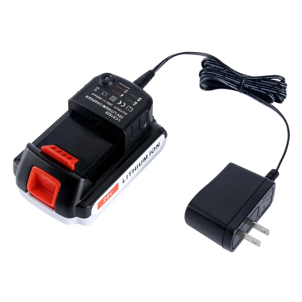 LCS1620 Lithium Battery Charger For Black&Decker 10.8V 14.4V 20V Model LBXR20 LB20 LBX20 LBX4020 Electric Drill Screwdriver Tool