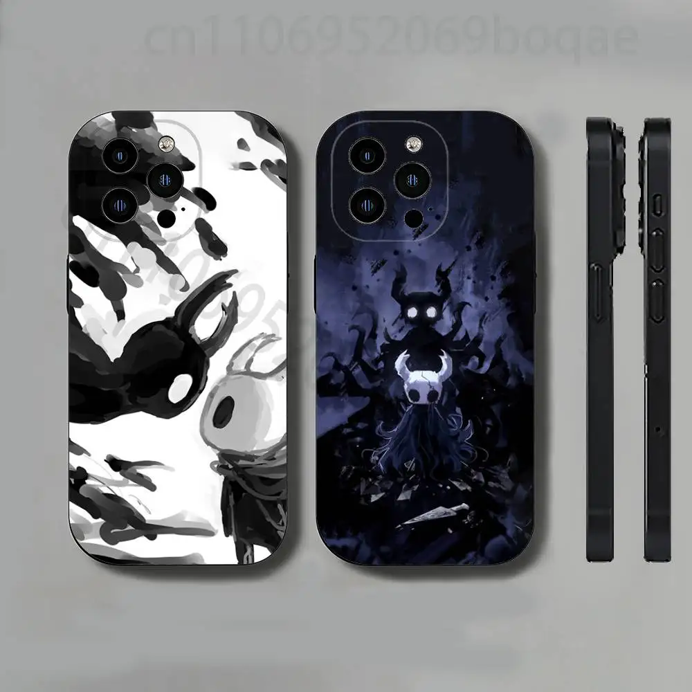 

Game H-Hollow K-Knight Slim Back Phone Case for iPhone 17,16,15,14,13,12,11 Pro,Max,Plus,X,XS,XR,SE,Mini Protective Cover