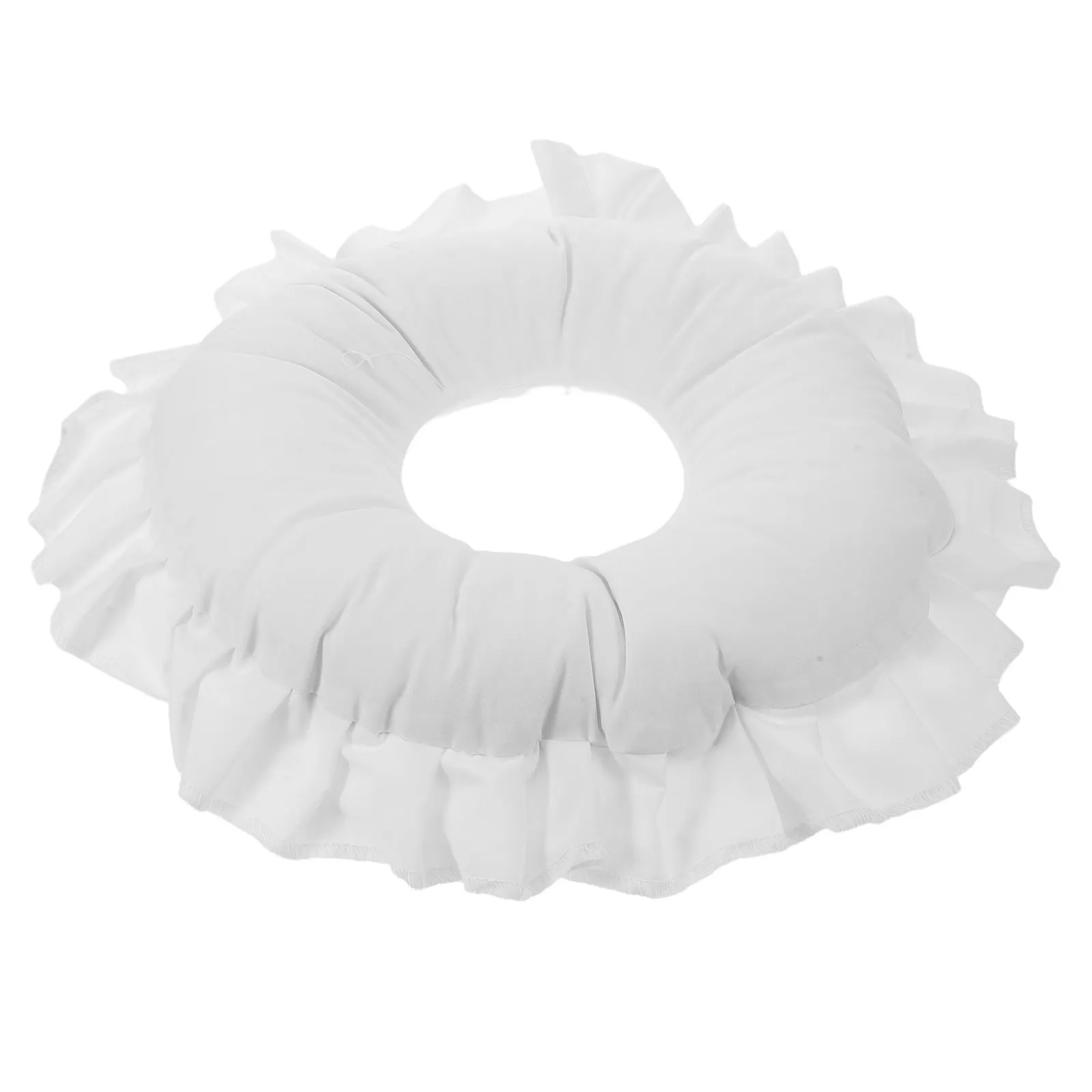 

Skin-Friendly Massage Pillow Round Face Cushion for Bed Spa Beauty Cradle Pad Facial Treatment Equipment Support