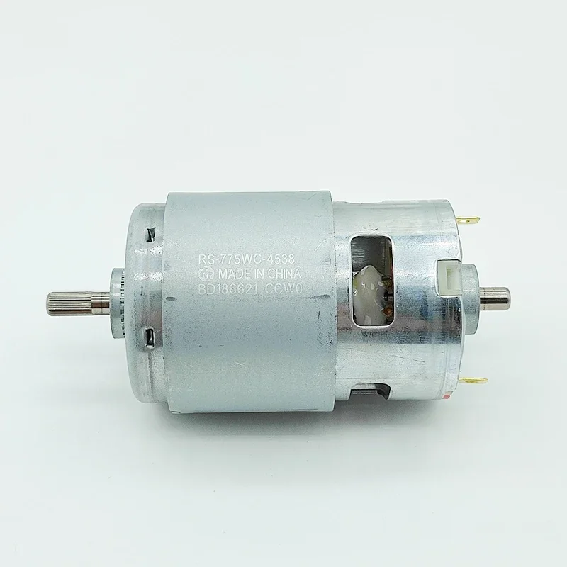 

Mabuchi RS-775WC-4538 Motor Dual Shaft Knurled 8600RPM 12V 18V 24V Large Torque for DIY Electric Tools Polishing Machine