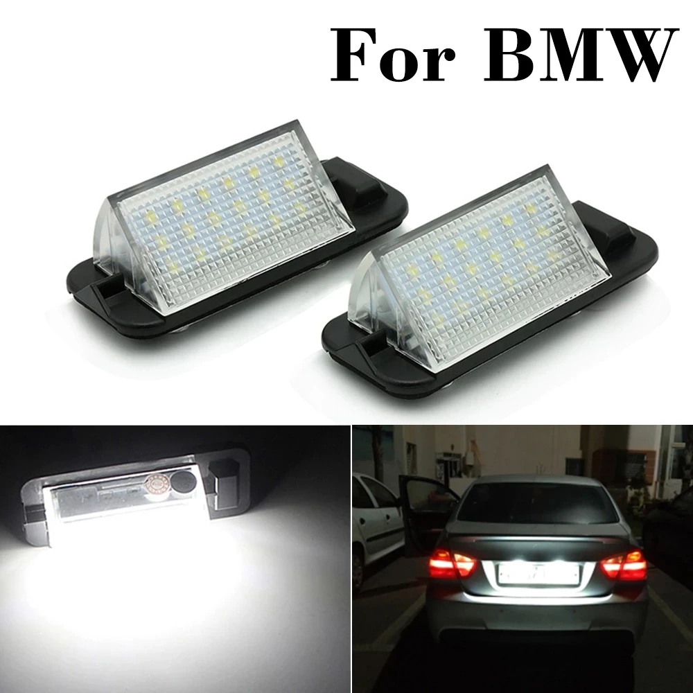 

2 Pcs For BMW E36 3 Series 318is 318ti 320i 323i 325is 328i M3 Canbus LED Car Number License Plate Light Lamp Luces Replacement