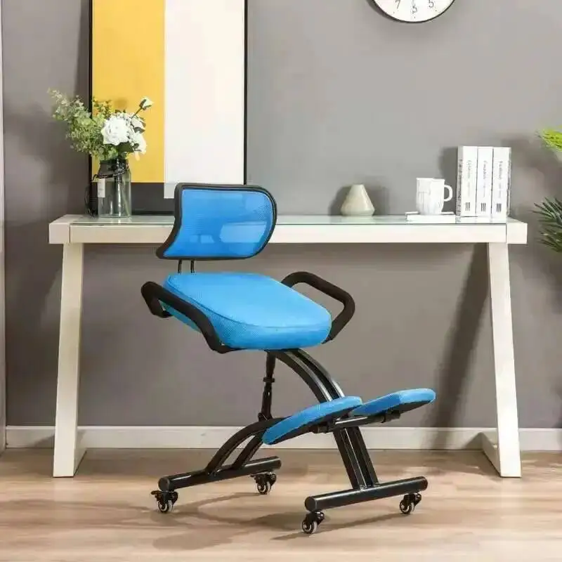 

Nordic Back Office Wood Boss Solid Staff Chairs Creative Living Room Lounge Kneeling Chair Study Balcony Villa Computer Chair L