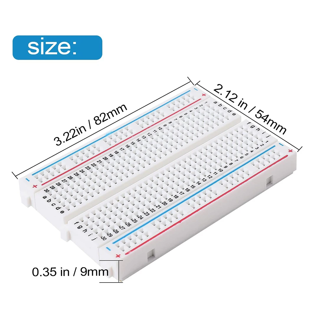 1 STKS Breadboards 830 Punt 400 Punt Soldeerloze Breadboards voor Raspberry pi Arduino Proto Shield Distributie Aansluitblokken - afbeelding 1