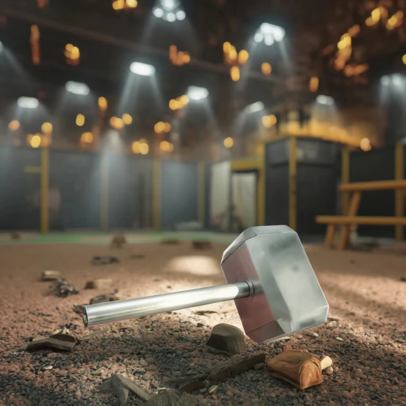 المطرقة السحرية الجديدة للشركة المصنعة، مطرقة ثور، تستخدم كدعامة نشاط الجهاز التفاعلي