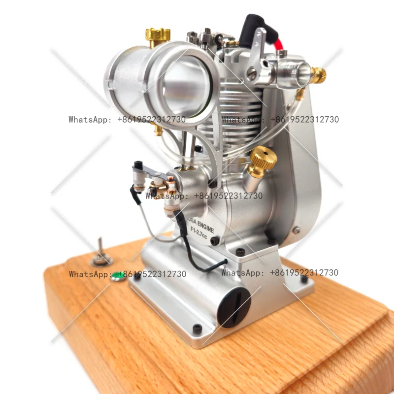 

Модель одноцилиндрового четырехтактного двигателя MUSA F1-2.7cc с воздушным охлаждением, прозрачный топливный бак