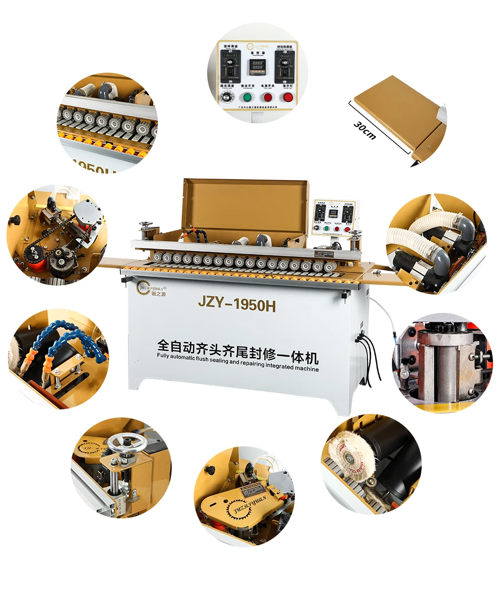 Full Straight Line Edge Bander Micro Automatic Pvc Mdf Woodworking Full Automatic Edge Banding Machine for MDF Melamine Board