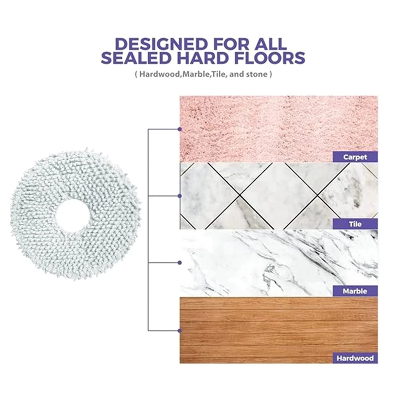 1 Stück Smart Home Ersatzteile Mop Lappen Staubsauger für Dreame Bot l10s Ultra Sweeper Ersatzteile