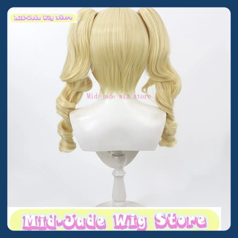 منتصف اليشم شعر مستعار الهوية الخامس كتم فتاة ستيلا Eggy حفلة Collab شعر مستعار تأثيري أنيمي لعبة لعب الأدوار الشعر الاصطناعية حفلة الهالوين #5