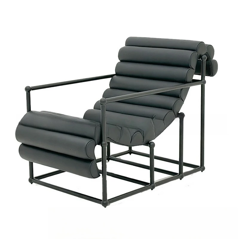 

Modern Silent Wind Leisure Chair Soft Bag Backrest with Armrest Bedroom Hotel Sofa Chair Round Creative