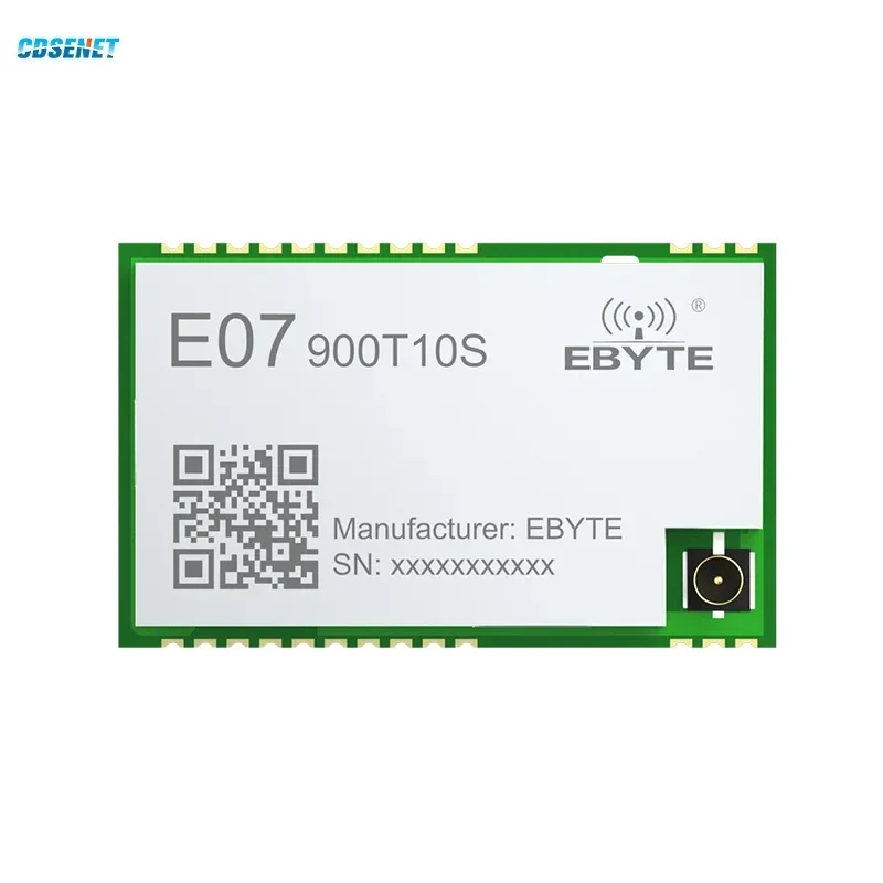 868/915MHz Wireless Module CC1101 MSP430FR2433 CDSENET E07-900T10S 10dbm 1.5km UART RSSI IPEX Stamp hole Secondary development