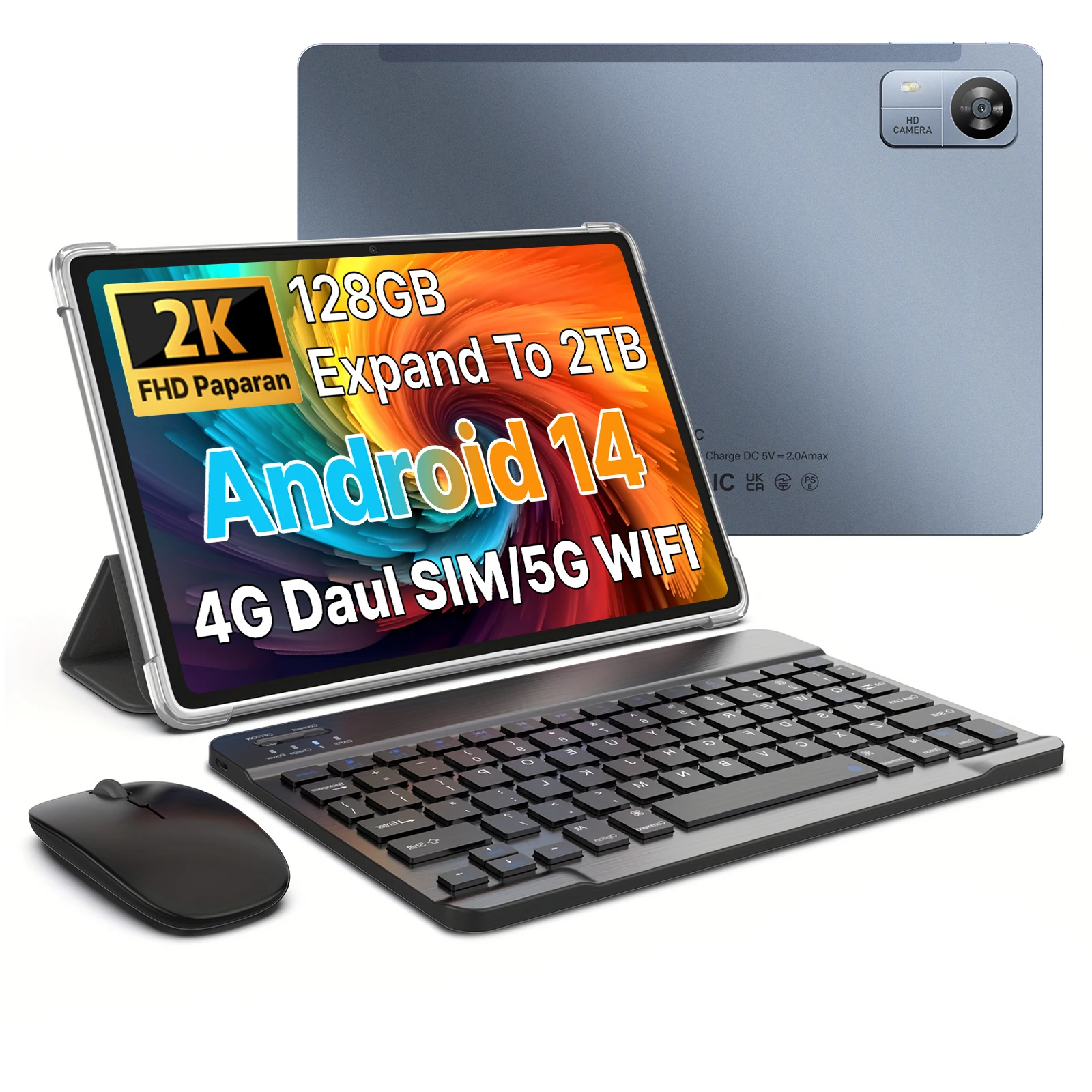 แท็บเล็ต SUXI A3 ระบบแอนดรอยด์ 14 ขนาด 10.1 นิ้ว |   แท็บเล็ต 4G LTE น้ำหนักเบา |   แรม 12GB + หน่วยความจำ 128GB |   ไวไฟคู่ |   หน้าจอ HD |   เหมาะสำหรับนักเรียน