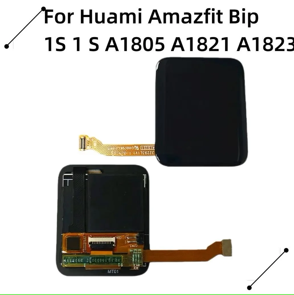 Для Huami Amazfit Bip 1S 1 S A1805 A1821 A1823 ЖК-панель с сенсорным экраном, дигитайзер, ремонт компонентов, ЖК-экран