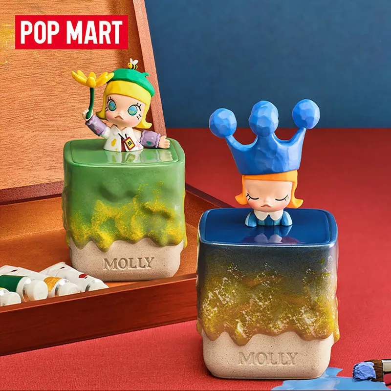 

POP MART Molly Scenery Along The Way Series Blind Box Scented Candle 20th Anniversary Desktop Decoration Model Mystery Box Gift