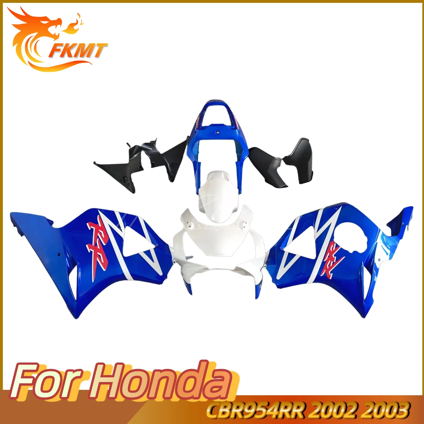 

ABS For HONDA CBR954RR High Quality fairings kit ABS 02 03 2002 2003 CBR954 cbr 954 cbr954rr Plastic full bodywork Fairing zxmt