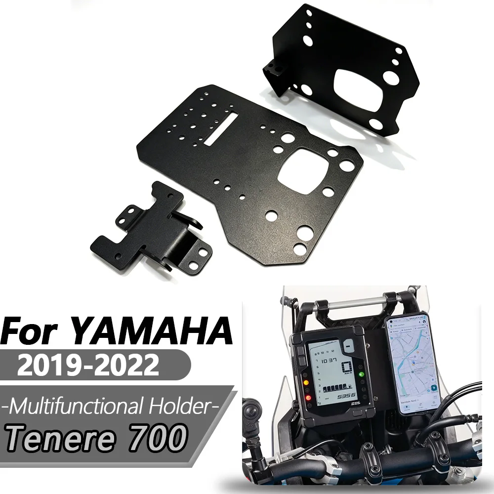 For YAMAHA TENERE700 T7 2019-2022 Motorcycle accessories Multifunctional Holder GPS Plate Bracket Phone Navigation Holder