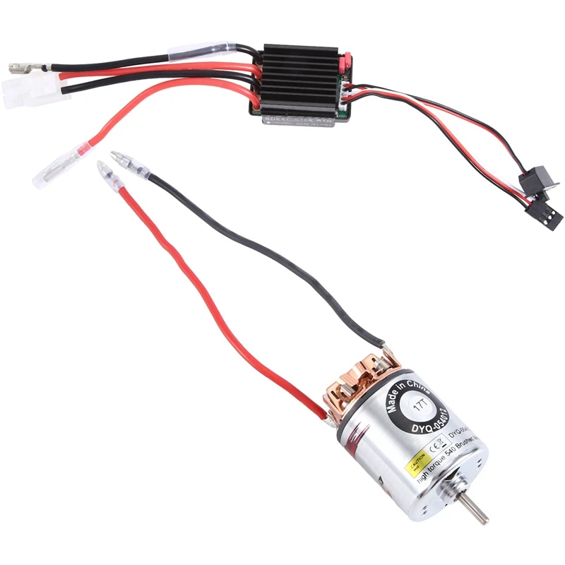 

L81A 2025-540 Brushed Motor & 320A ESC Brushed Motor Speed Controller With 2A BEC For 1/10 RC Off-Road Racing Car Truck