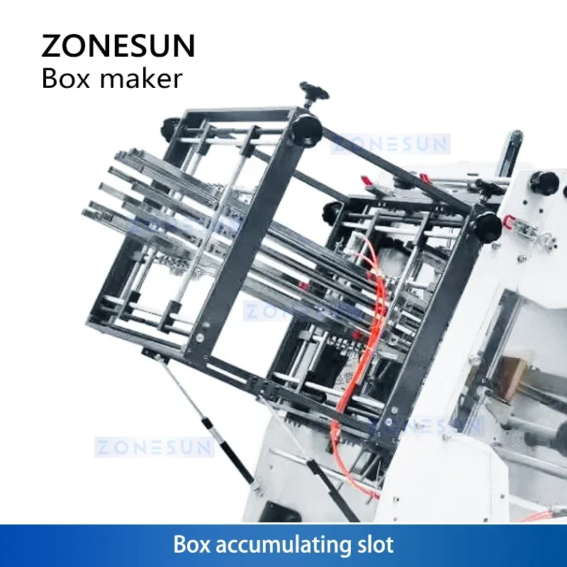 Máquina para fabricar cajas de hamburguesas Zonesun, máquina para fabricar cajas de hamburguesas, máquina formadora de extracción de cajas ZS-HBM800