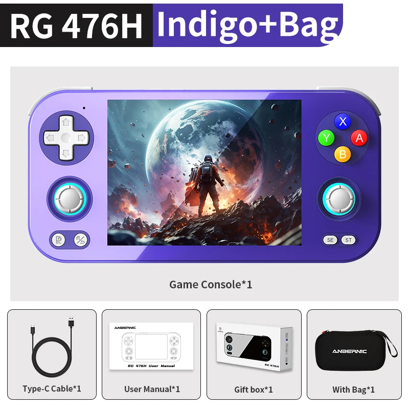ANBERNIC RG 476H Handheld Game Console 4.7