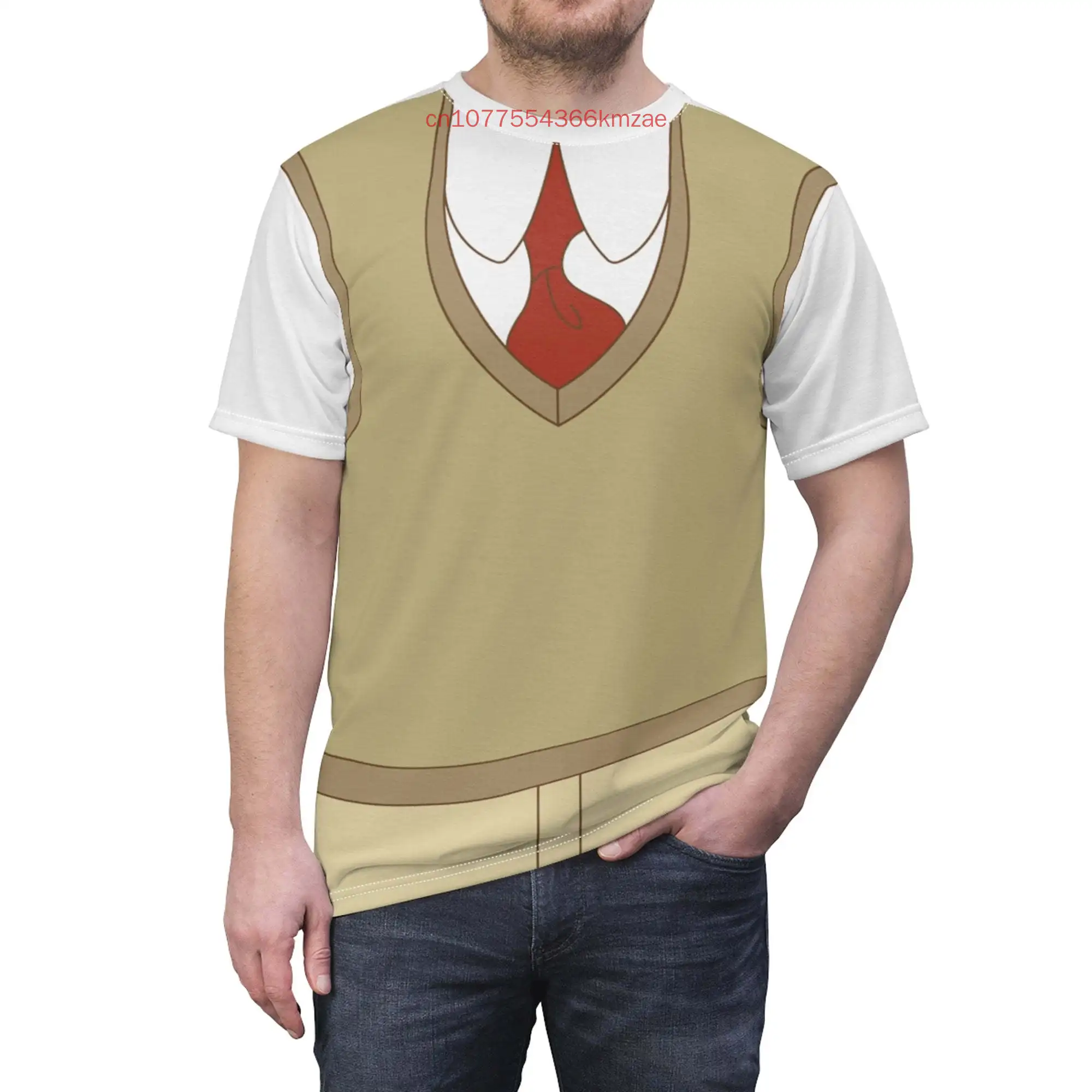 

Princess and the Frog CharacterT-shirt 3D Printed Casual Street Harajuku Round Neck Men's and Women's Children's T-Shirts