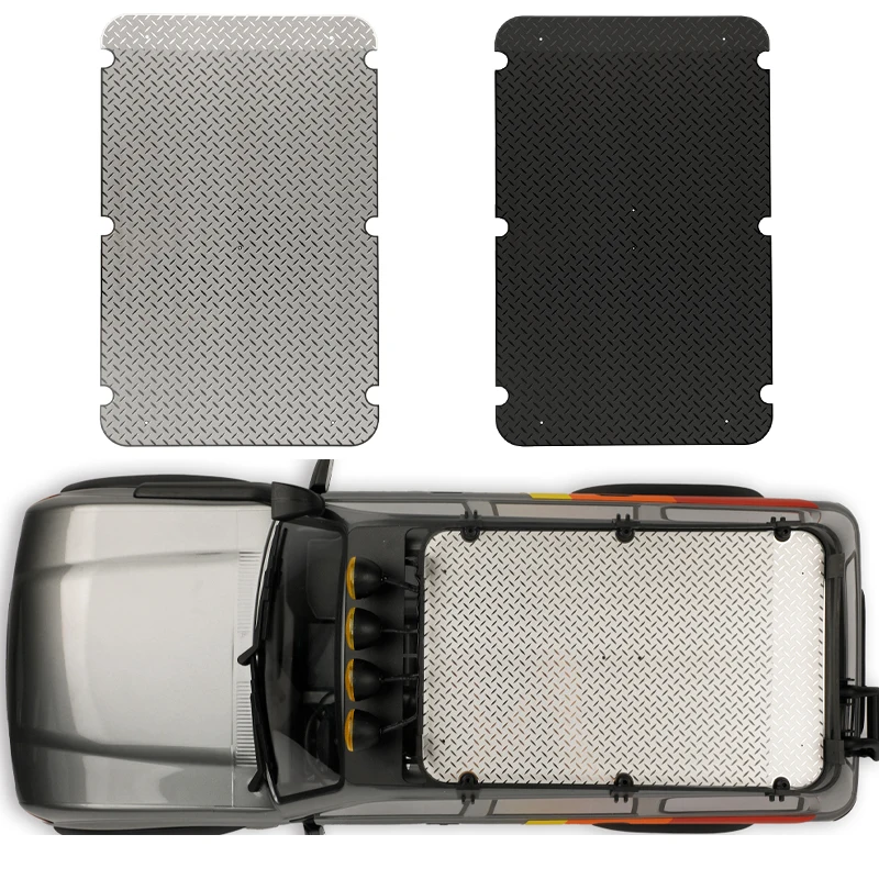 

1pcs Metal Roof Luggage Rack base Plate for 1/10 FMS FCX10 LC80 Accessories