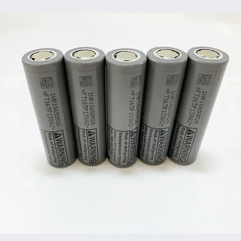 New 3.7V 2600mAh Rechargeable Lithium Battery INR18650-M26 for Electronic Products Laser Pens Flashlights Electric Heater Toys