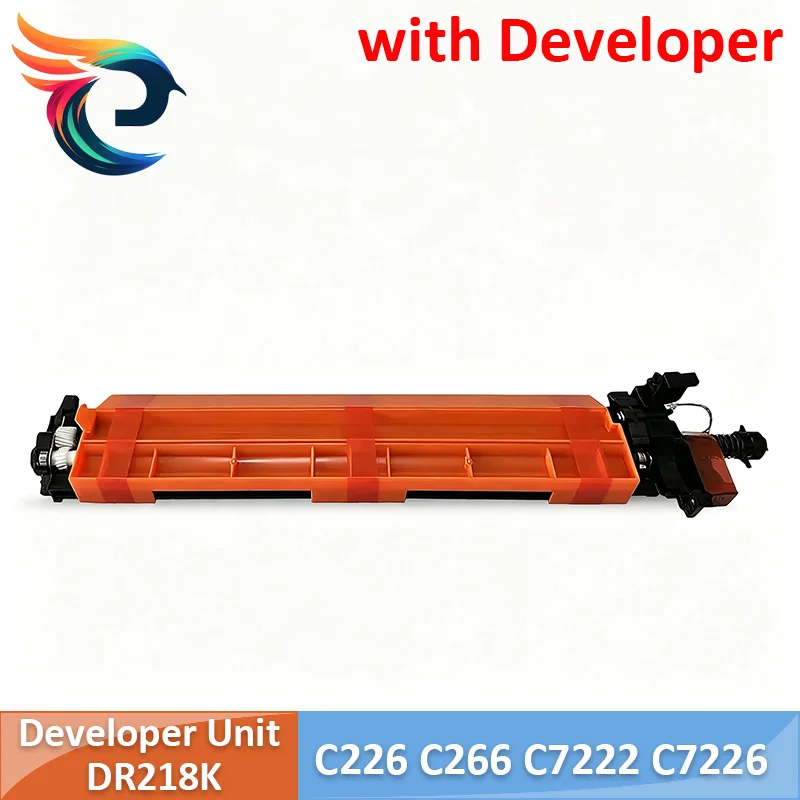 DR218K Black Developer Unit with Developer For Konica Minolta Bizhub C226 C266 C7222 C7226 C256 C227