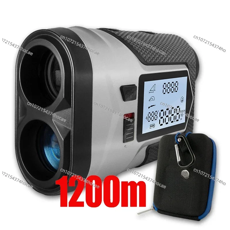 Rechargeable Golf Laser Rangefinder 1200m 650m with Slope Adjusted Flag-Lock Vibration Distance Meter Telescope Hunting