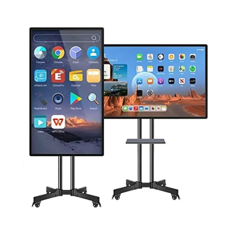 

86-дюймовая интерактивная панель Smart Board с мультитач-экраном, мобильной подставкой и функцией прямой трансляции для автомобиля