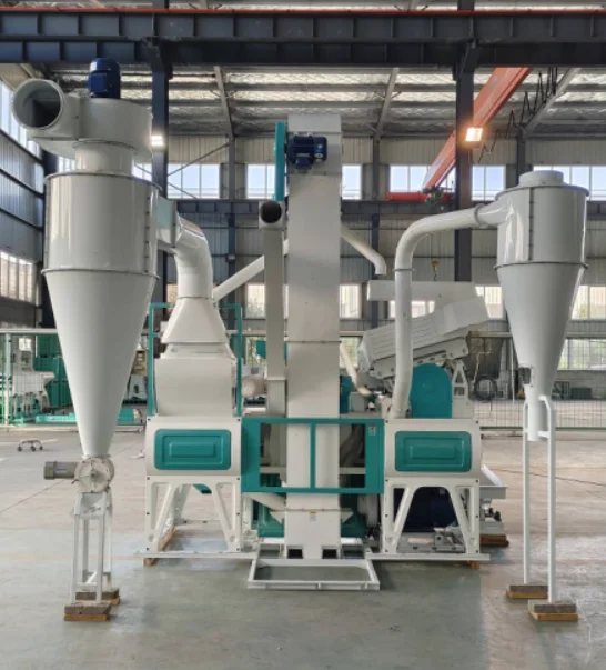 Equipo de procesamiento de arroz de molino de arroz de grano combinado automático de uso comercial