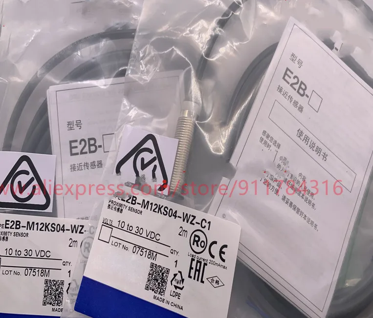 

3pcs New High quality Proximity switch E2B-M12KS04-WZ-B1 E2B-M12KS04-WZ-B2 E2B-M12LS02-WZ-C1 E2B-M12LS02-WZ-C2