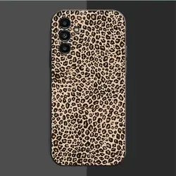 INS Brown Leopard Print Phone Case for Samsung Galaxy A10 A20e A20 A30 A40 A50s A70s A90 A01 A02 A03s A04s A05s A21s A31 A41 TPU