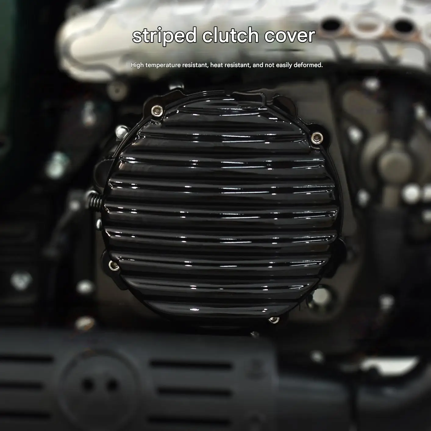 Link 4 for Benda Napoleon 250: Modified clutch cover, chrome mushroom air filter, rear sprocket cover