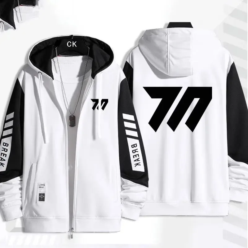 Az15Anime الأزرق الأرشيف شعار المدرسة جاكيتات الخريف الشتاء ملابس خارجية موضة مقنعين أبلى سليم صالح هودي هدايا عيد الأولاد جير