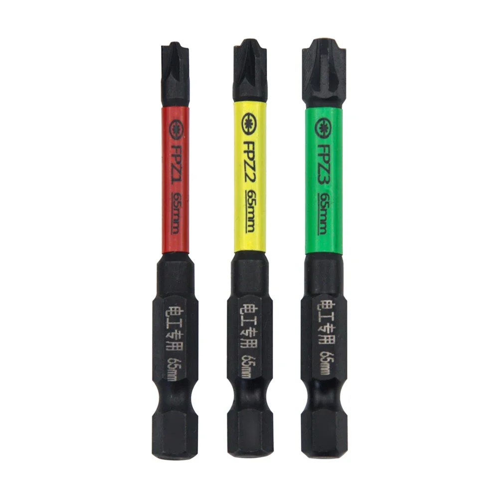 6pcs 65mm Magnetic Special Slotted Cross Screwdriver Bit For Electrician Circuit Breakers Socket Switch Power Tool image 3
