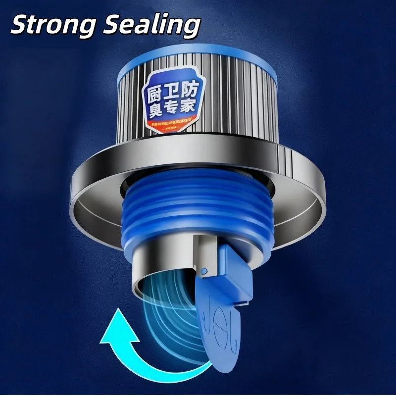 1pc Durevole Anti Odore Lavabo Scarico A Pavimento Nucleo Prevenzione Dei Insetti Tubo di Collegamento Drenaggio Coperchio di Tenuta Tubo Dell'acqua Connettore