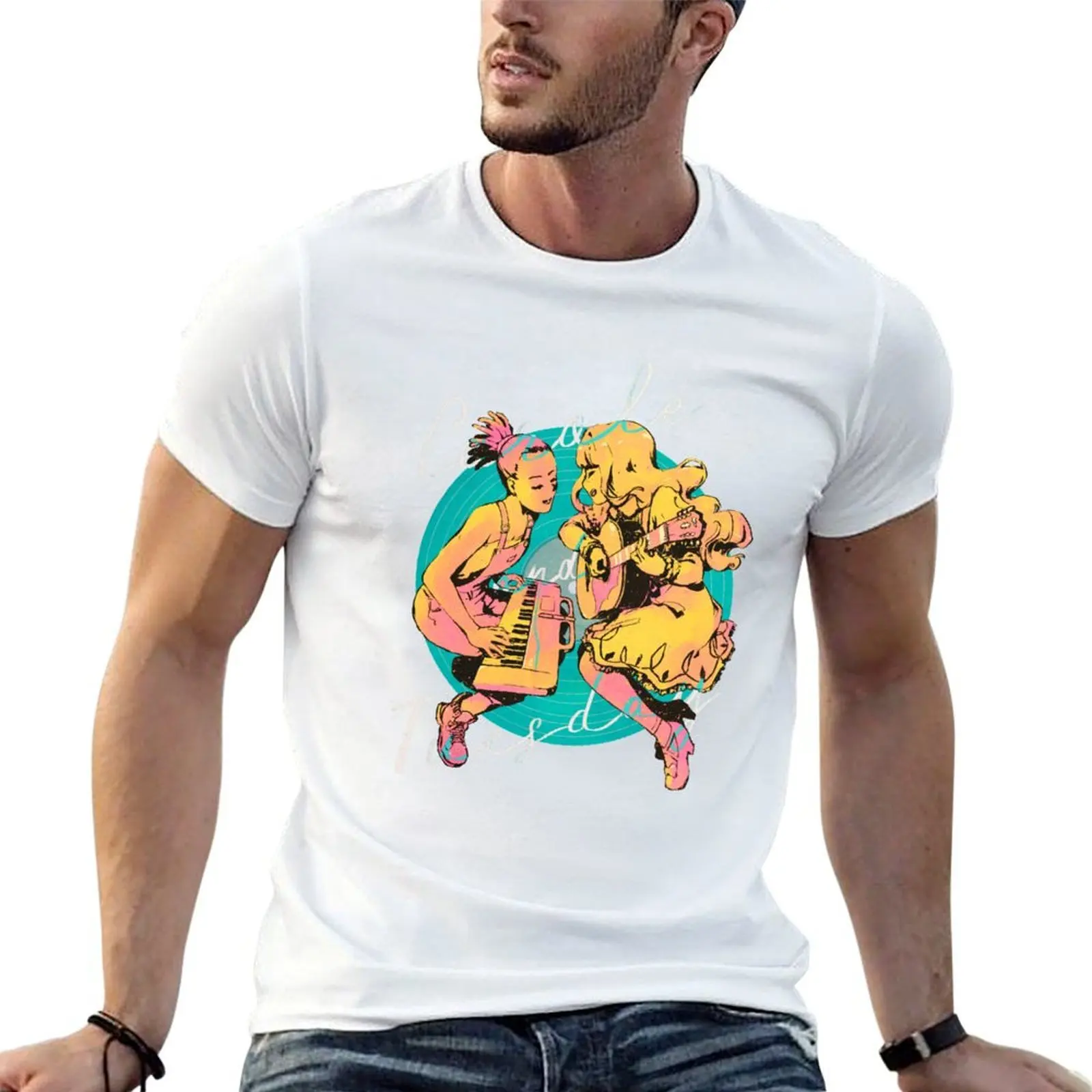 

Carole and Tuesday - Vinyl ver. T-Shirt t shirts for man graphic tees cotton t shirts man 100% T-Shirt