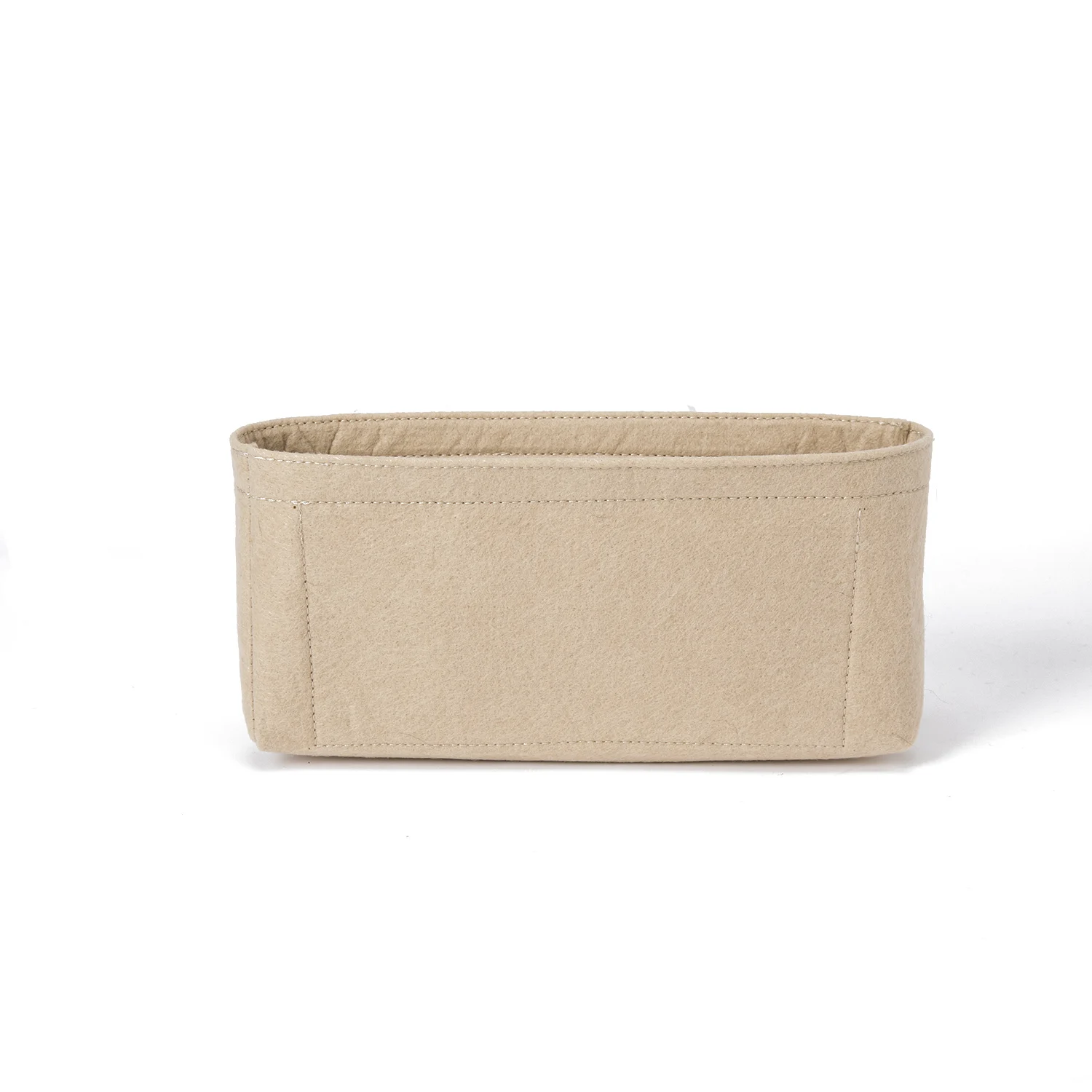 Insert Organizer Fit For GUCI Flap Waist Bag GG Coated Canvas and Leather , Felt Inner Pouch Liner With Card Holder Phone Pocket