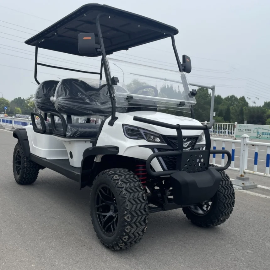 2025 Hot Selling Electric Golf Cart With Factory Price 60V Lithium Battery Wholesale And Retail Free Custom Color Golf Cart