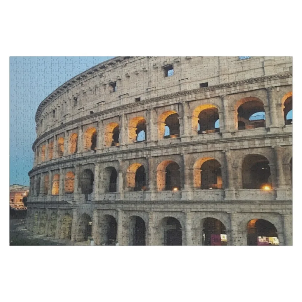 roman colosseum italy Jigsaw Puzzle Personalized Child Gift Custom Wood Diorama Accessories Wood Adults Puzzle