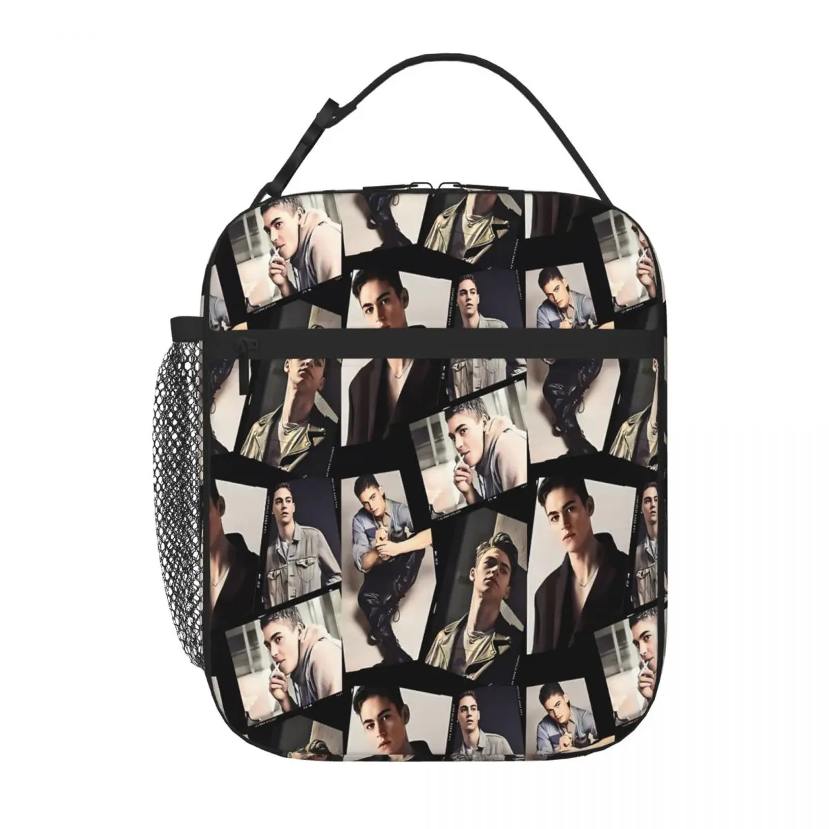 Bestselling Hero Fiennes Tiffin Collage Retro Portable Lunch Bag Nursery Food Student Lunch Bag