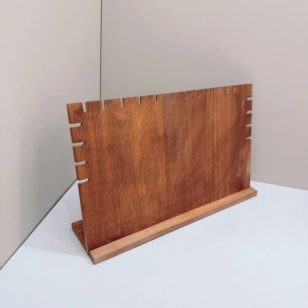 

Wood Jewelry Necklace Display Stand Long Hand Bangle Bracelet Wooden Necklace Display Rack Ornaments Storage Jewelry Holder