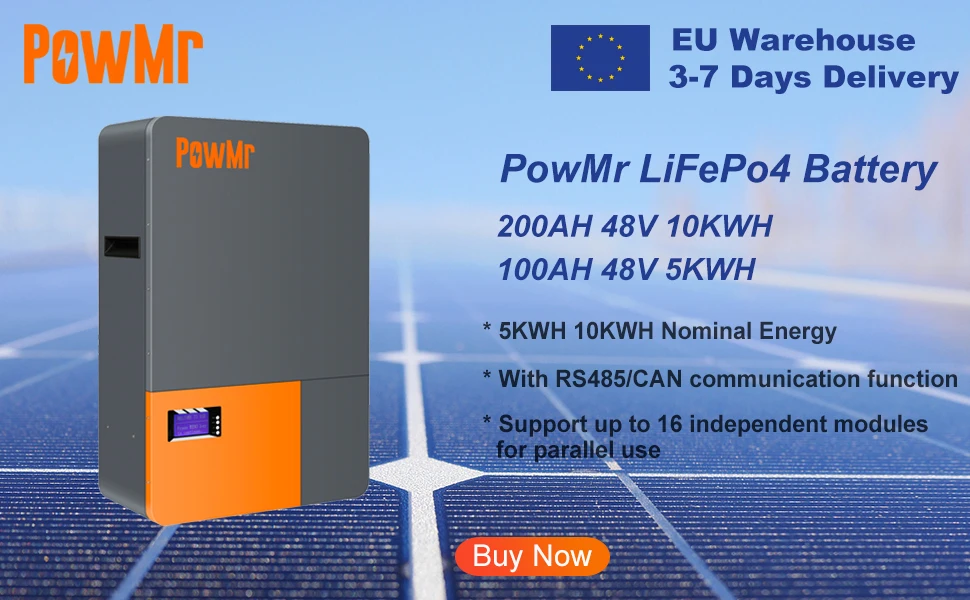 PowMr MPPT 45A 35A 25A Solarladeregler 12V 24V Auto Lifepo4 Batterieladegerät Solarpanel-Regler Max. PV-Eingang 100VDC – Detail 2