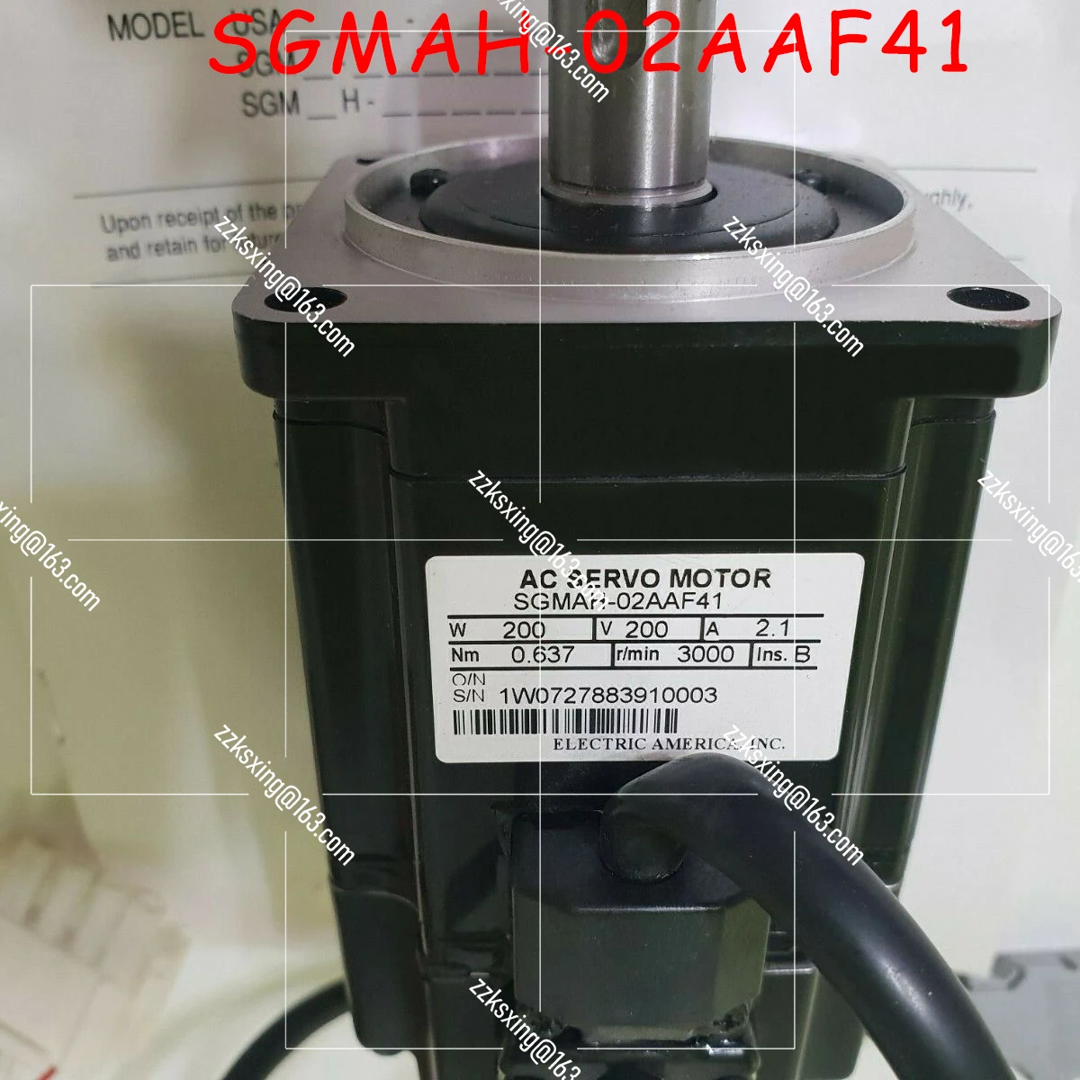 

Brand New Original Servo Motor SGMAH-02AAF41