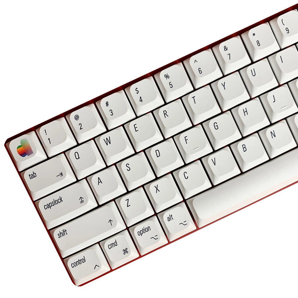 Low Profile PBT Keycap Dye Sublimation MX Switch Keyboard Caps White Keycap For Nuphy Air 60 75HE Keyboard