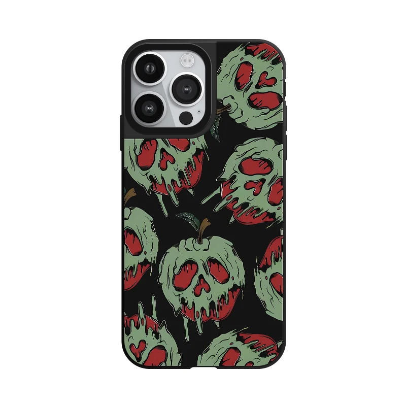 Disney Evil Witch Queen Poison Apple Laser Phone Case With MagSafe For iPhone 16 15 14 13 12 11 Pro Max Plus Halloween