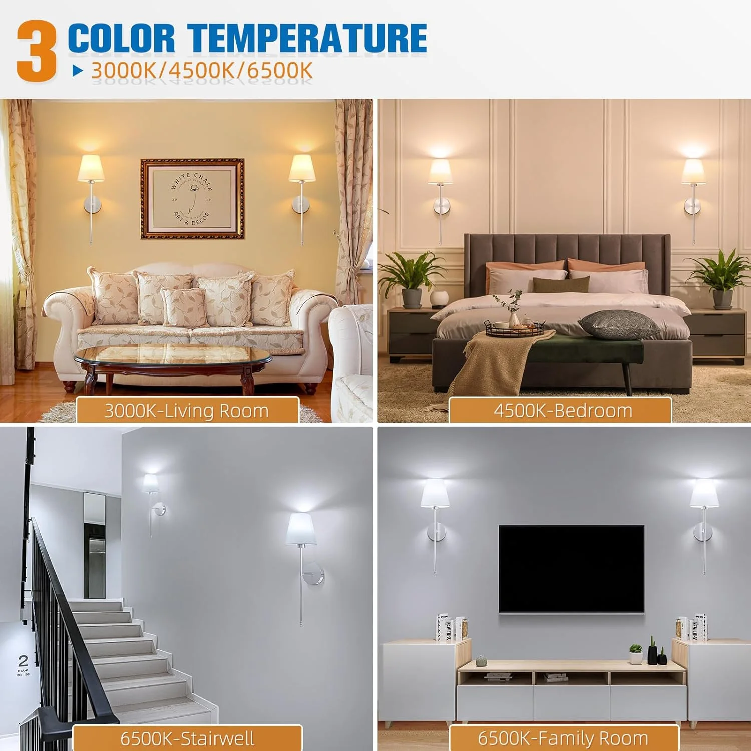 Wireless Gold Wall Sconces Set Of 2 – Battery Powered LED Lamps With Remote, Dimmable RGB & Warm Light, Linen Shades, No Wiring Needed For Bedroom Or Hallway