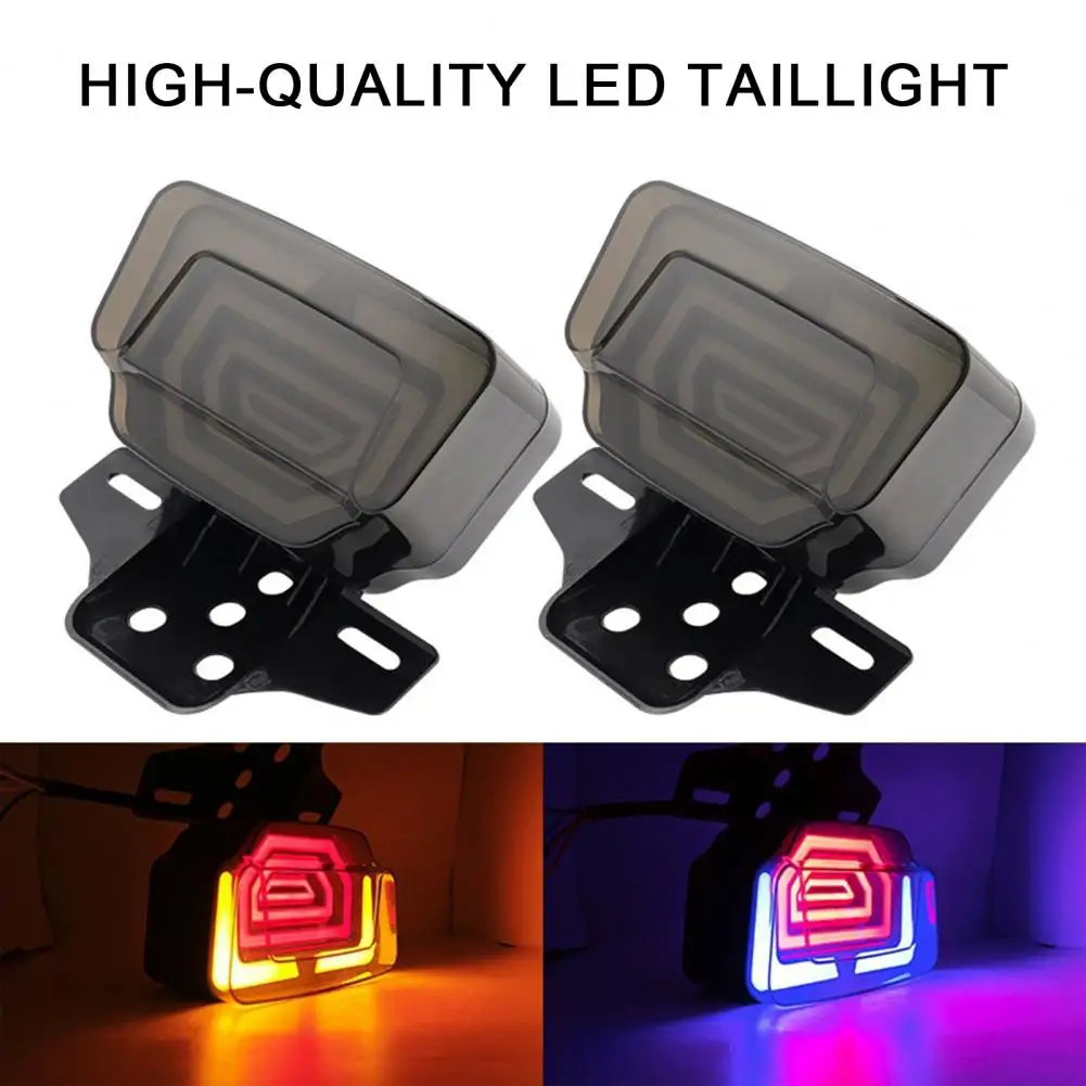 

Low Power Consumption Taillight Durable Waterproof Motorcycle Led Tail Brake Light with Long Lifespan Bright Easy to Install