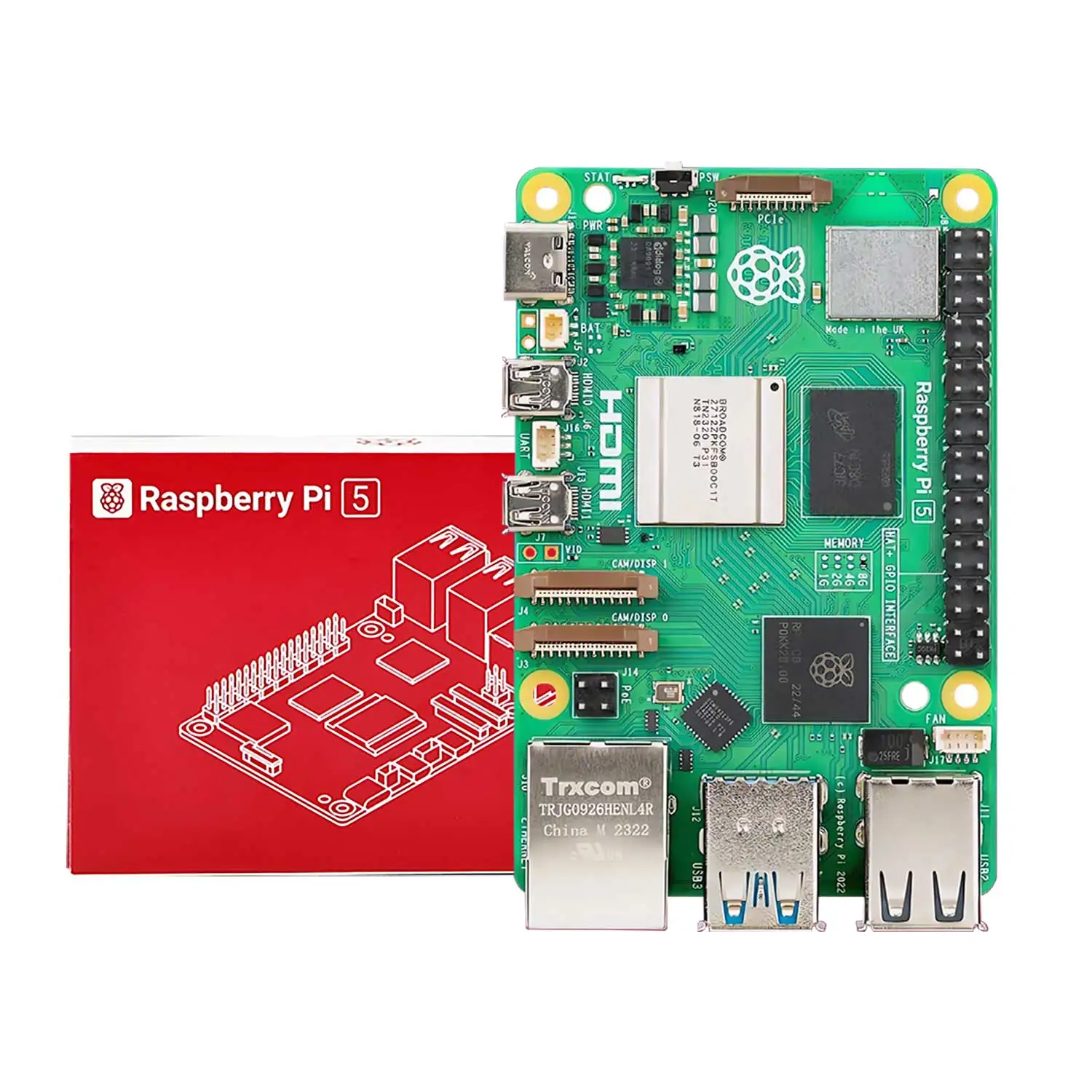 Official Raspberry Pi 5 AI Kit 1GB-16GB RAM